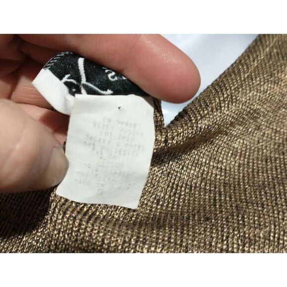 K Studio VINTAGE Women's Size Small Bronze Shimmer 3 Piece Set Dress. - Picture 8 of 9